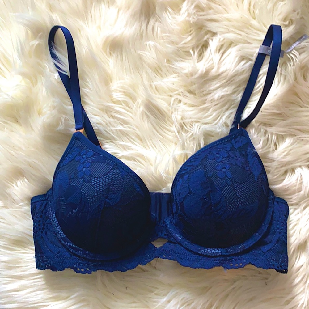 Aerie Real Power Plunge Push Up Bra